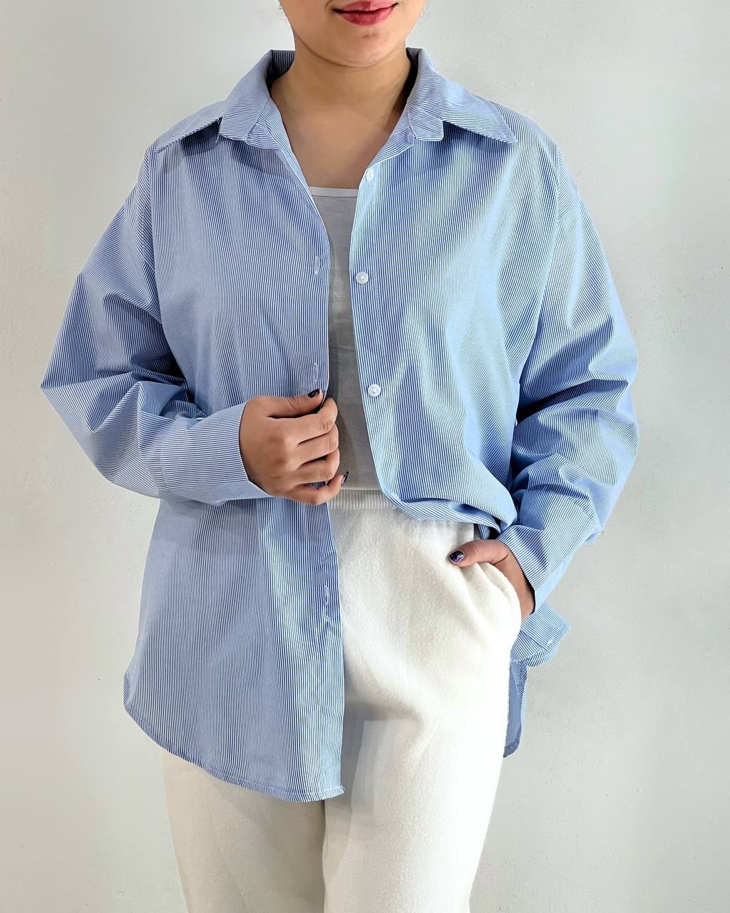 شومیز راه راه بیسیک کد 4892