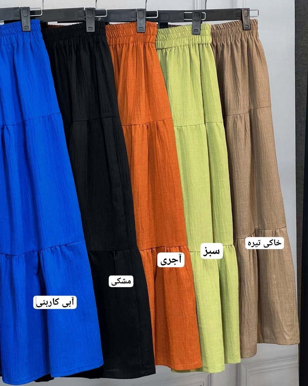 دامن لینن زارا سه چین کد 4894