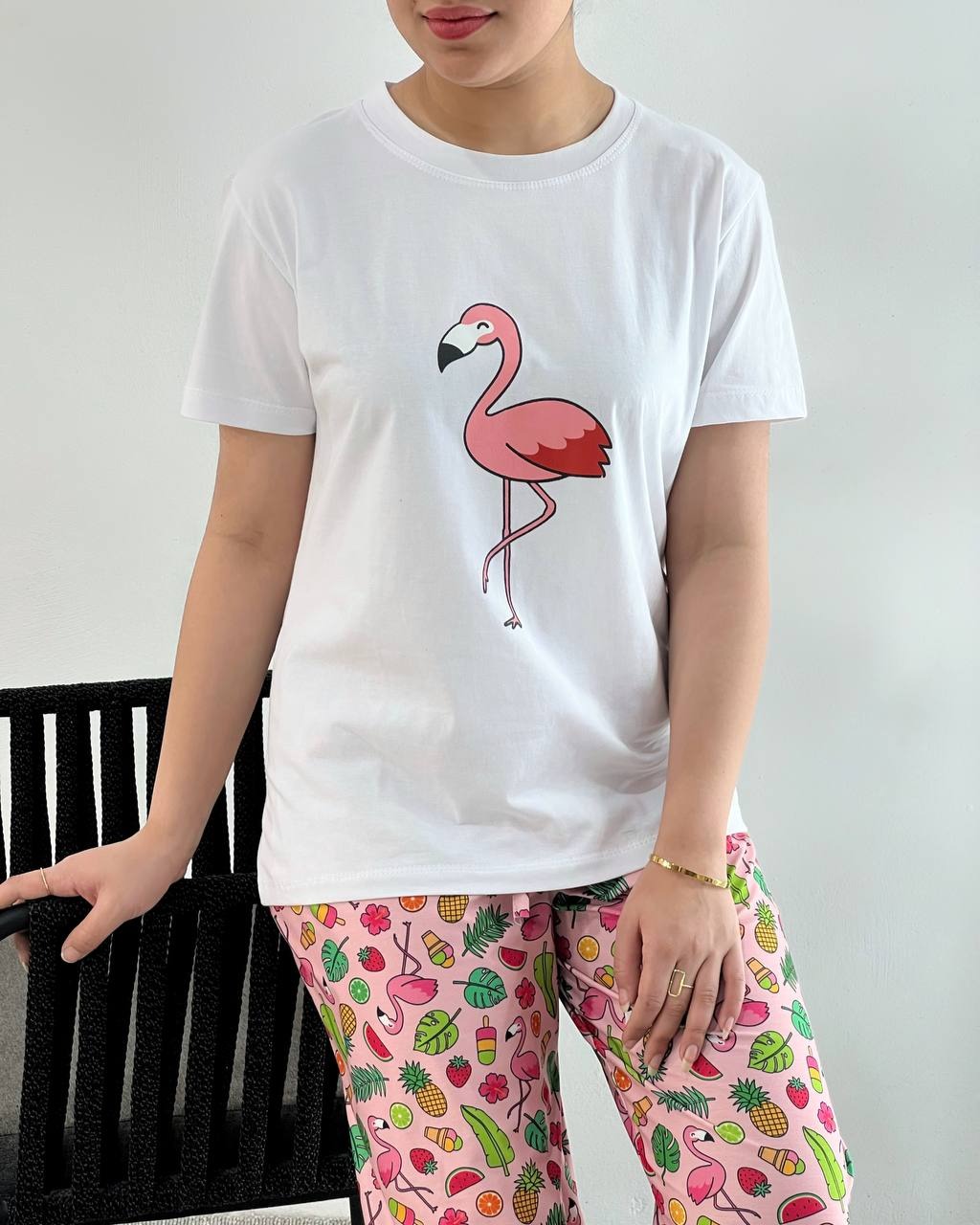 ست تیشرت و شلوار عروسکی چهار طرح کد 4898