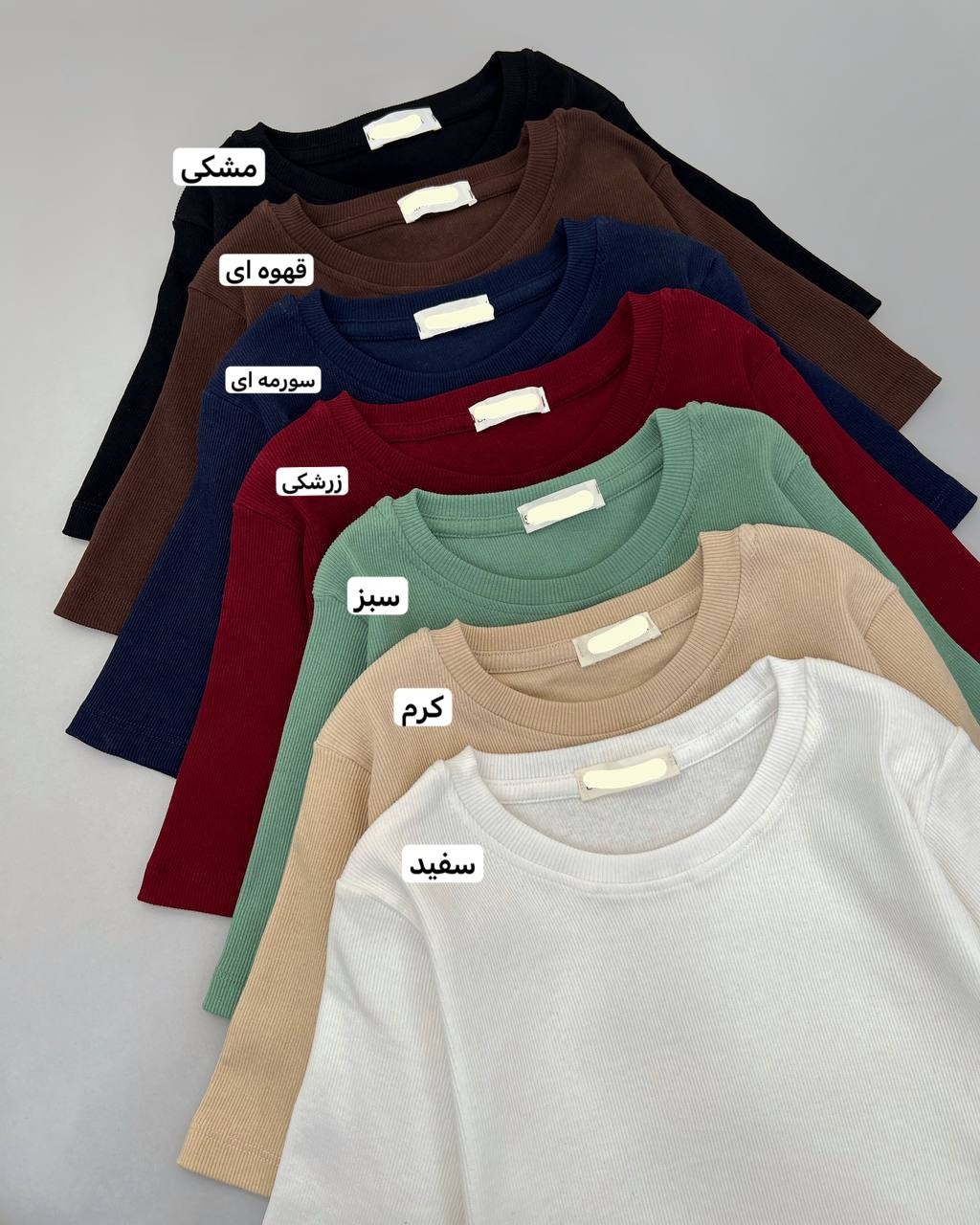 تیشرت پنبه کبریتی کد 4899