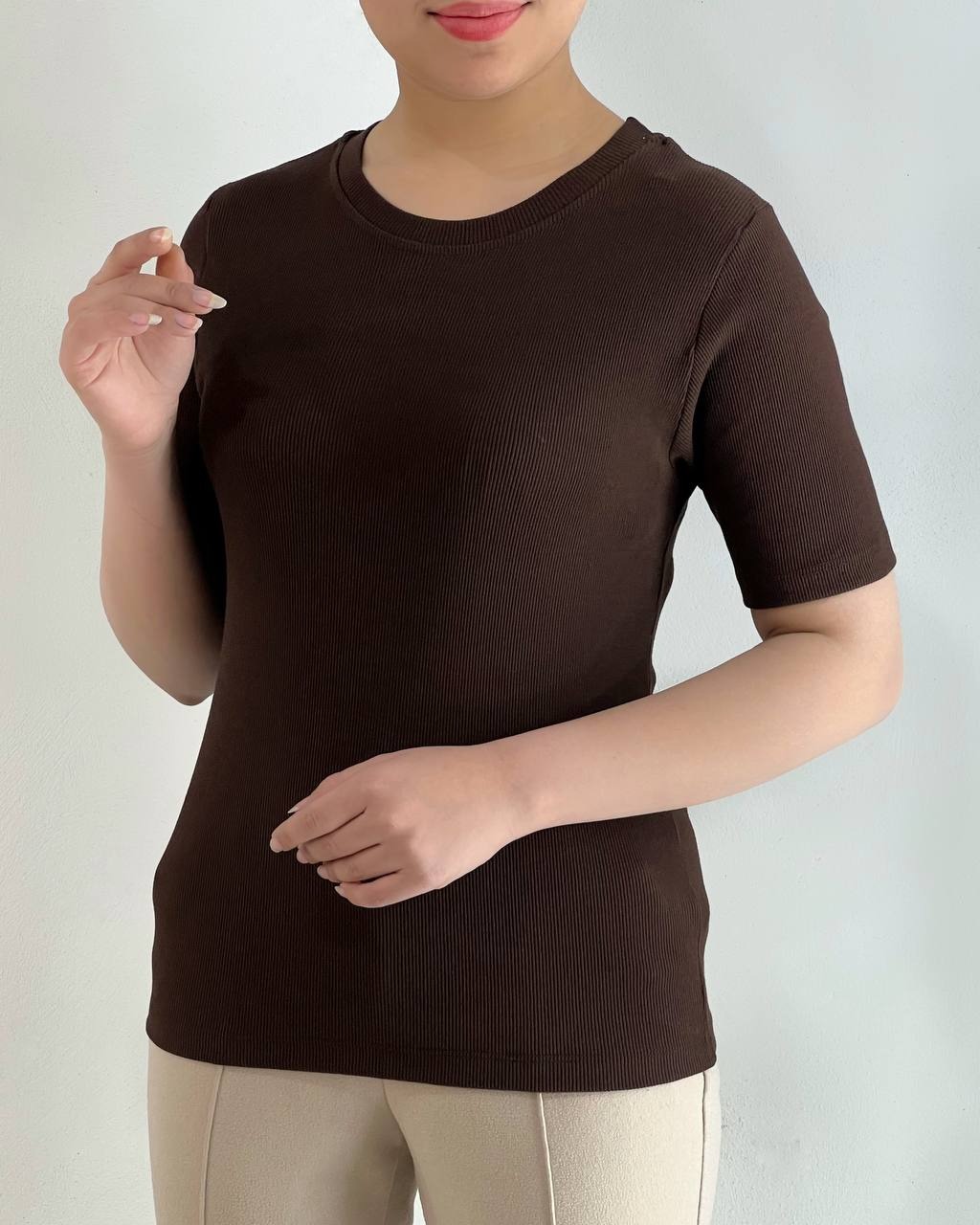 تیشرت پنبه کبریتی کد 4899