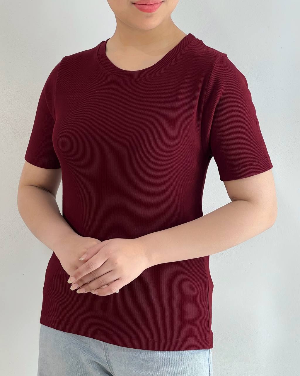 تیشرت پنبه کبریتی کد 4899