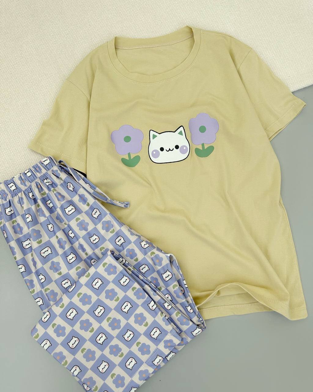 ست تیشرت و شلوار عروسکی چهار طرح کد 4898