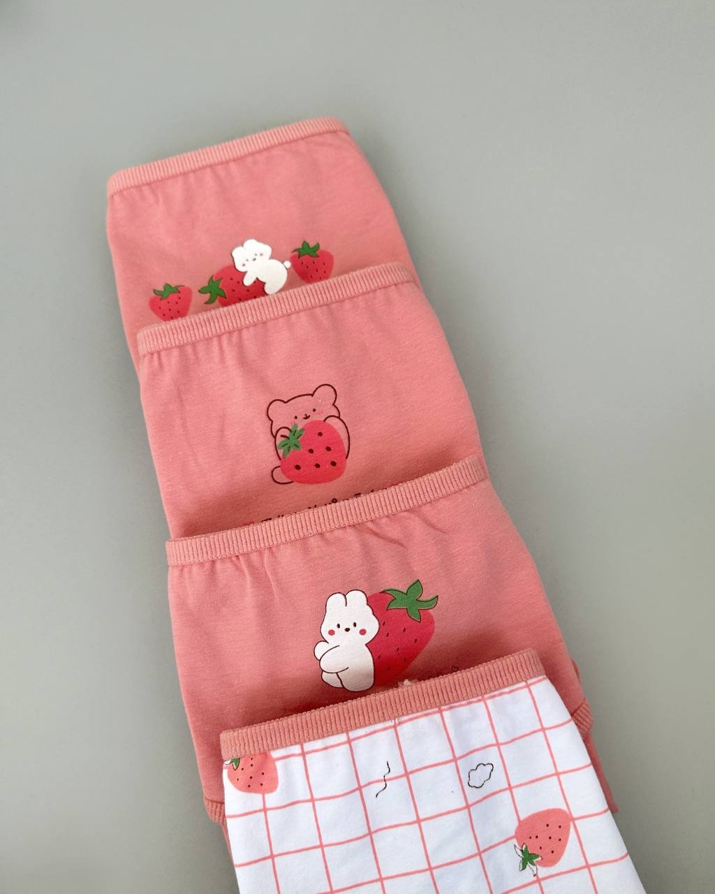 شورت نخ پنبه توت فرنگی 2 کد 4901