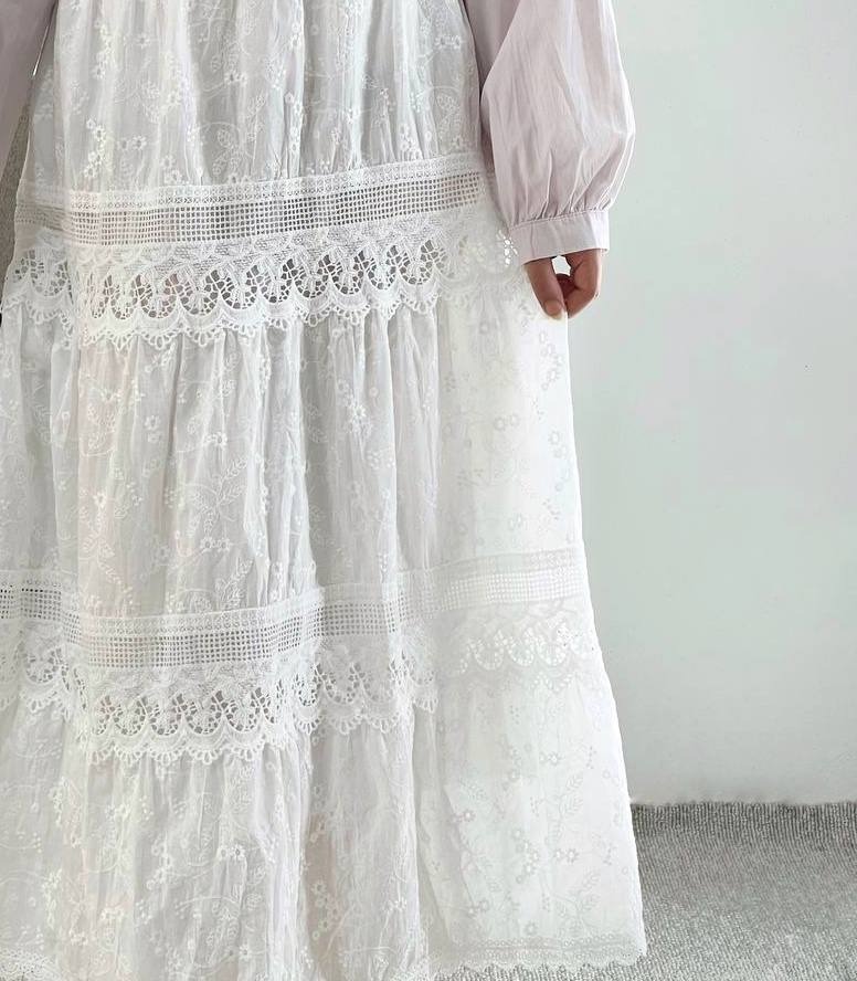 دامن تمام خامه دوزی اورجینال کد 4907