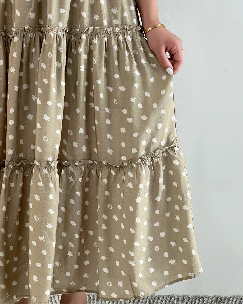 پیراهن چین دار توپی کد 4909