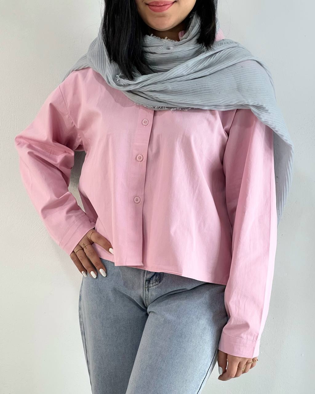 شومیز مداد رنگی کد 4911