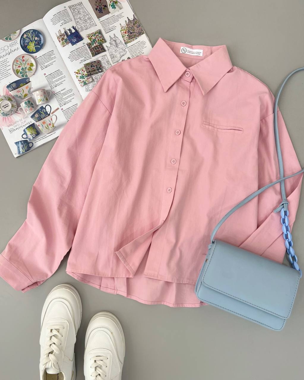 شومیز مداد رنگی کد 4911