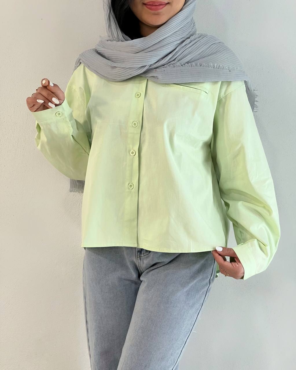 شومیز مداد رنگی کد 4911