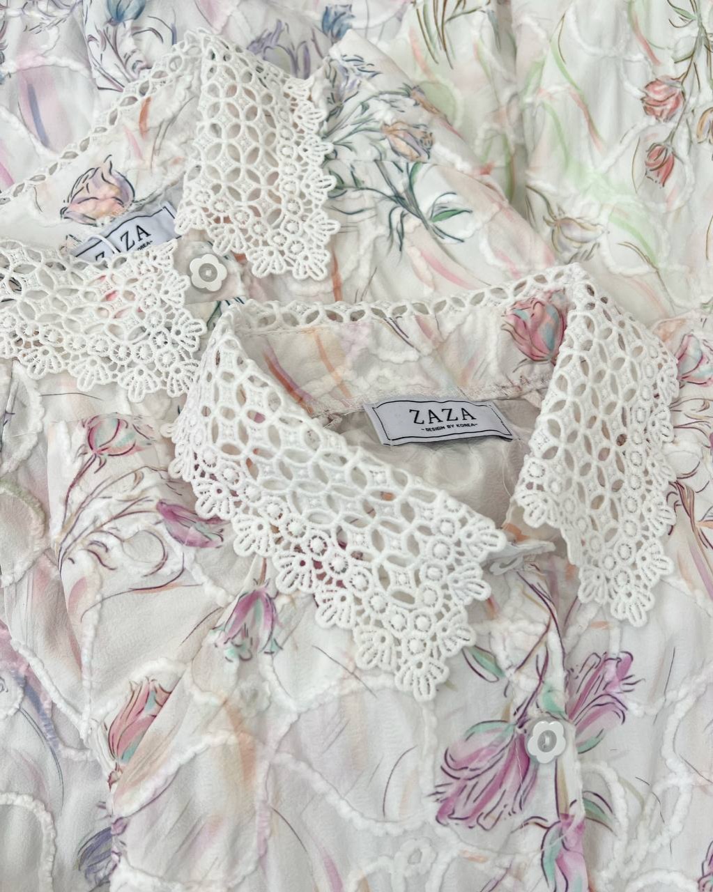 شومیز تمام خامه دوزی طرحدار کد 4915