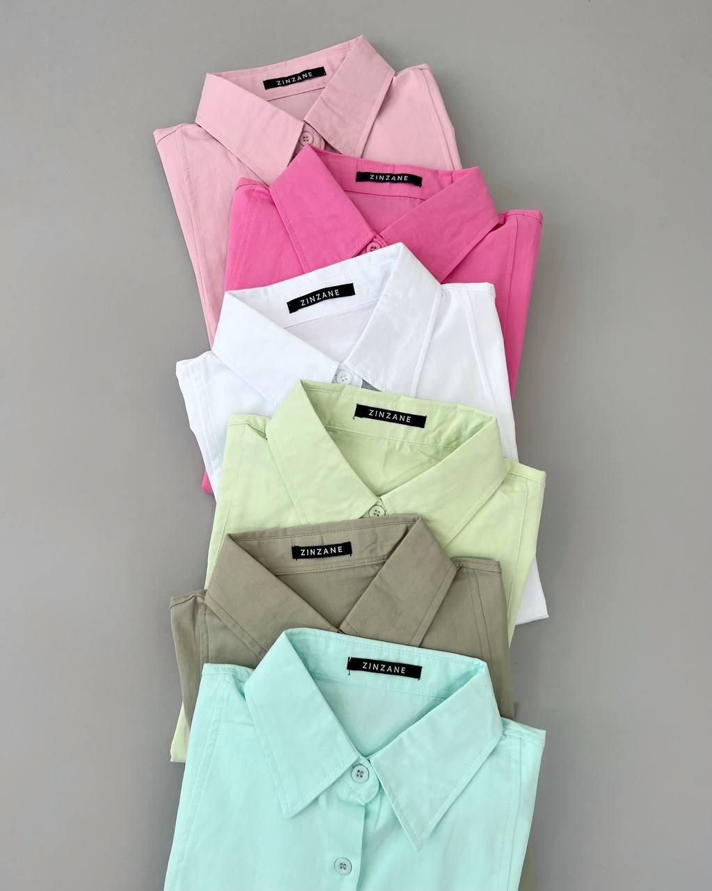 شومیز کتان کاغذی مدادرنگی کد 4919