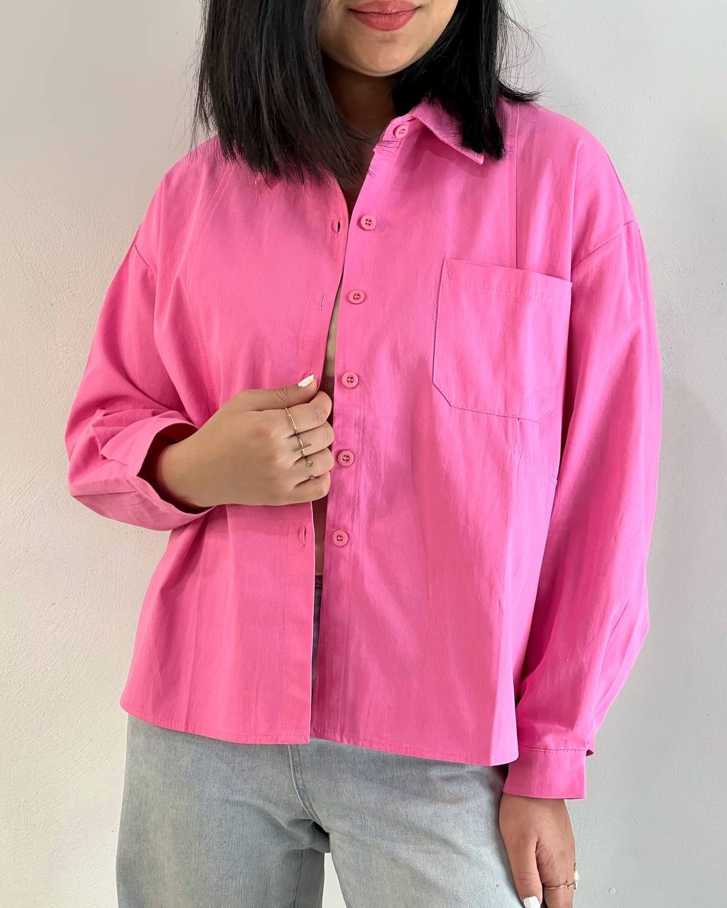 شومیز کتان کاغذی مدادرنگی کد 4919