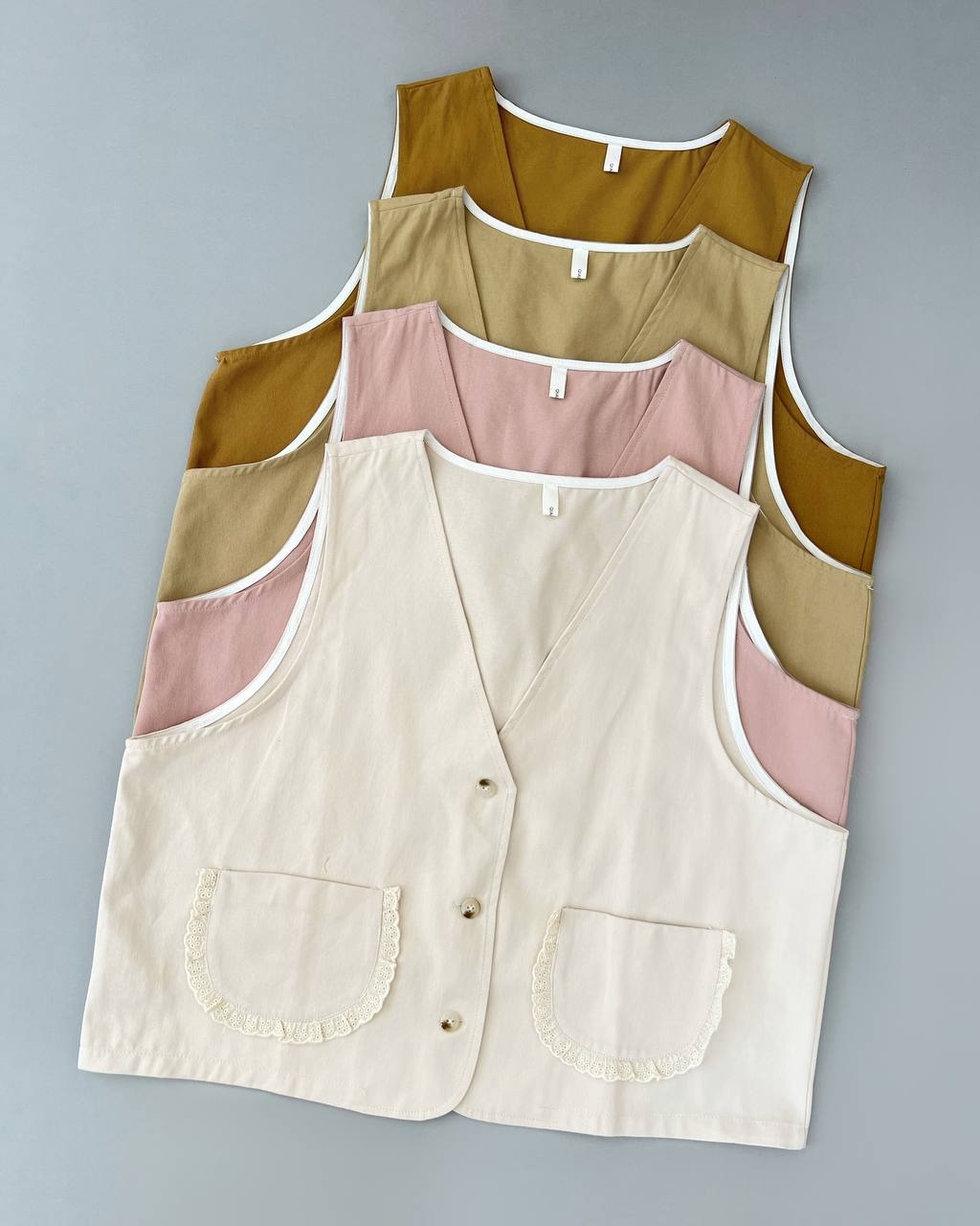 جلیقه کتان کد 4920