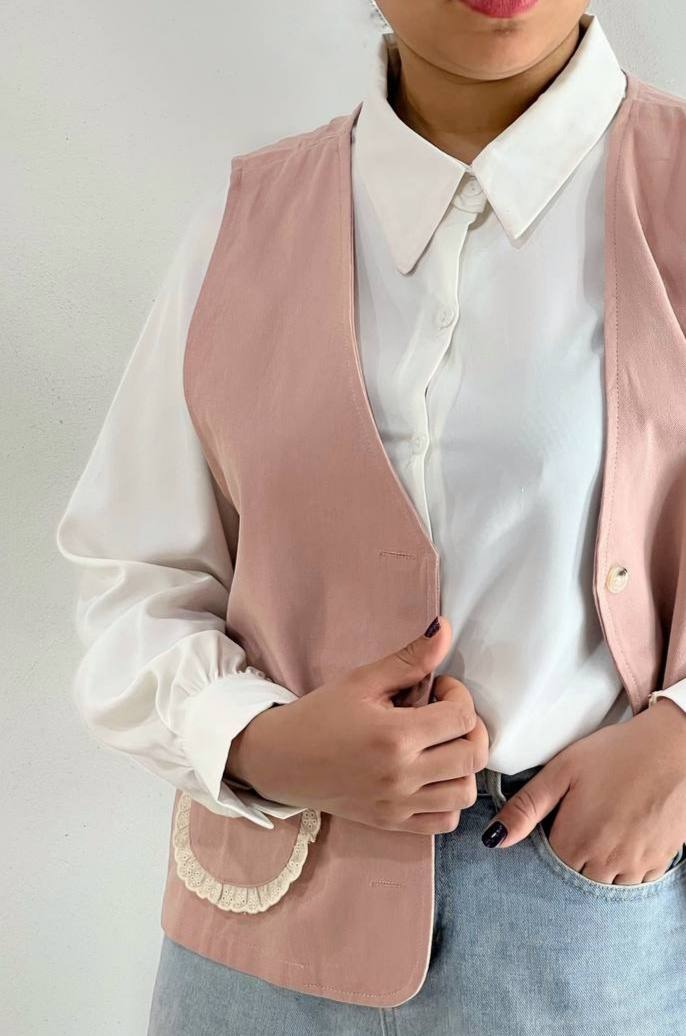 جلیقه کتان کد 4920