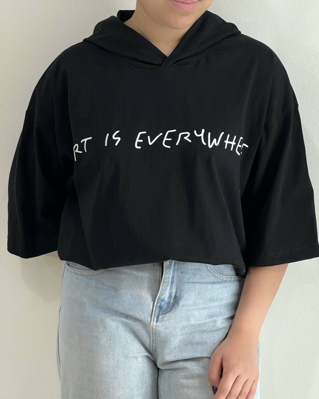 تیشرت پنبه کلاهدار کد 4921