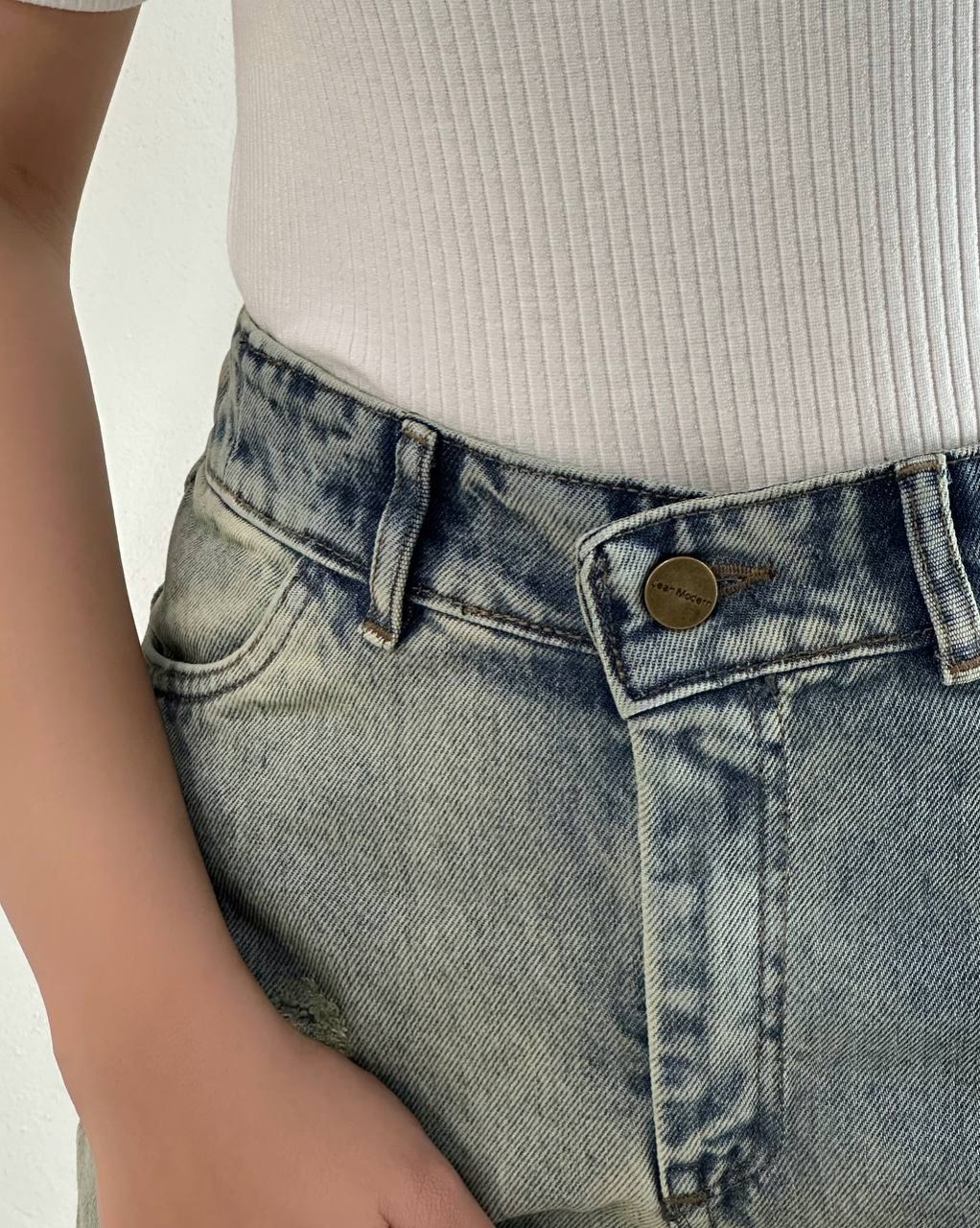 شلوار واید لگ جین کد 4927