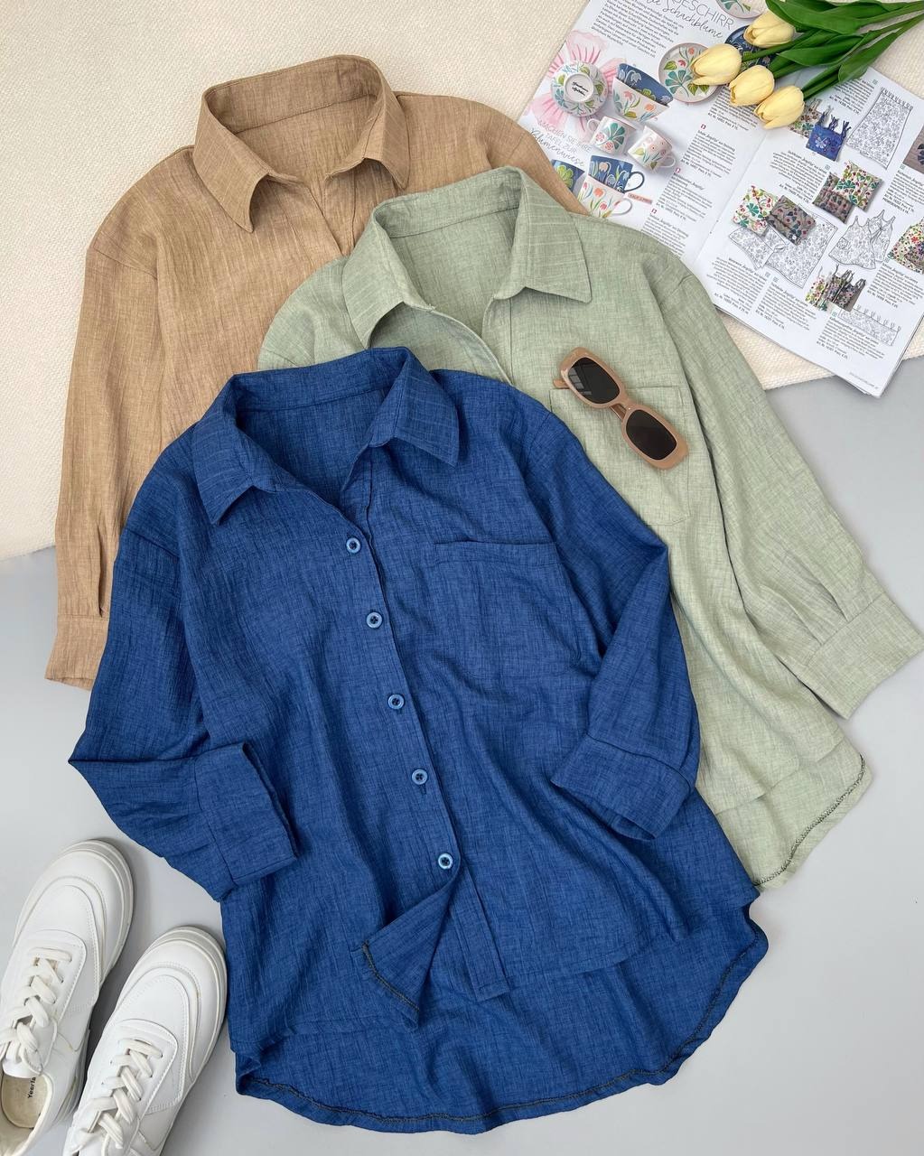 شومیز ژاکارد نخ کد 4932