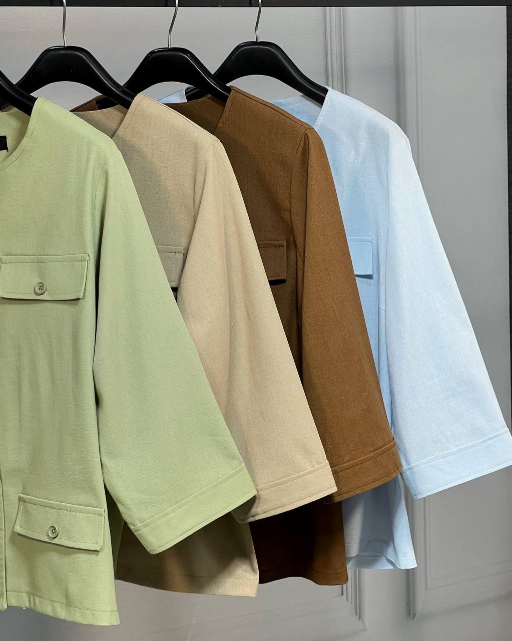 کت لینن پارچه وارداتی کد 4938