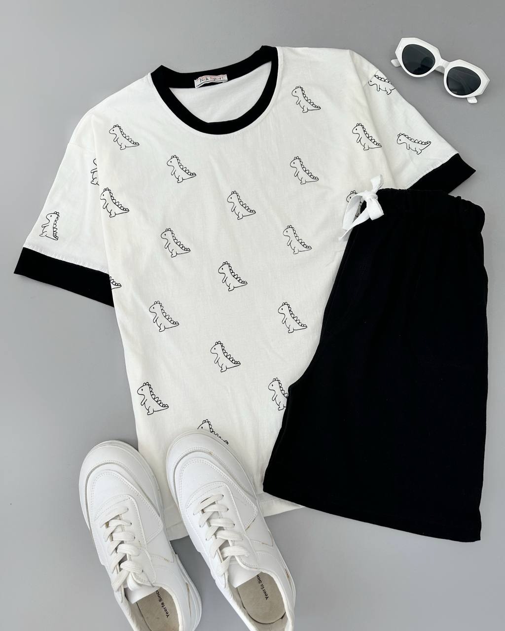 ست تیشرت و شلوارک 5 طرح کد 4943