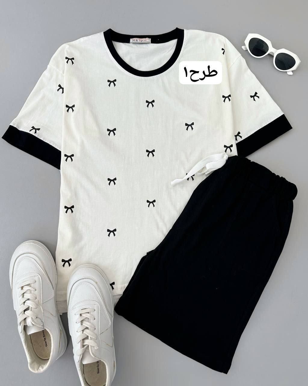 ست تیشرت و شلوارک 5 طرح کد 4943