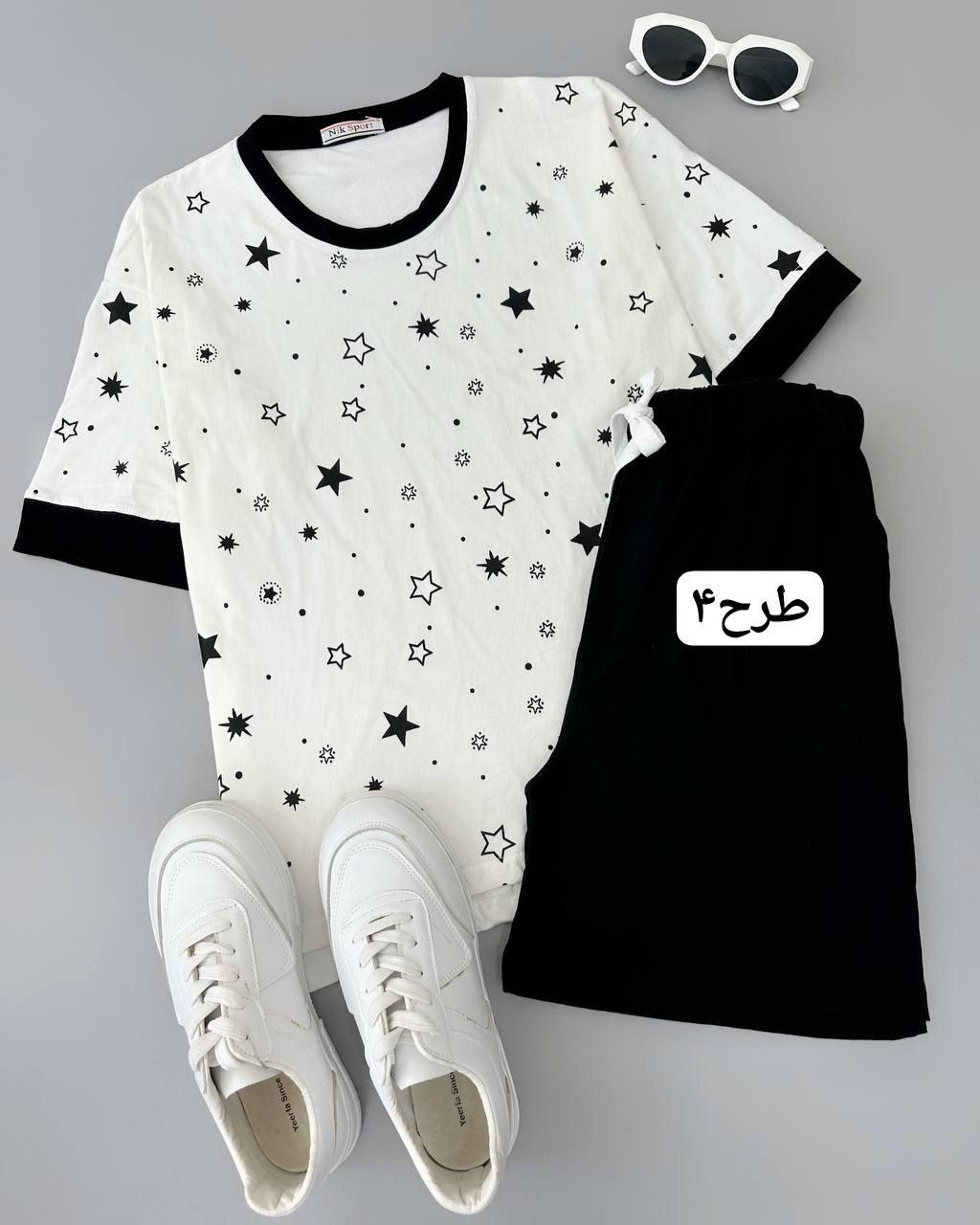ست تیشرت و شلوارک 5 طرح کد 4943