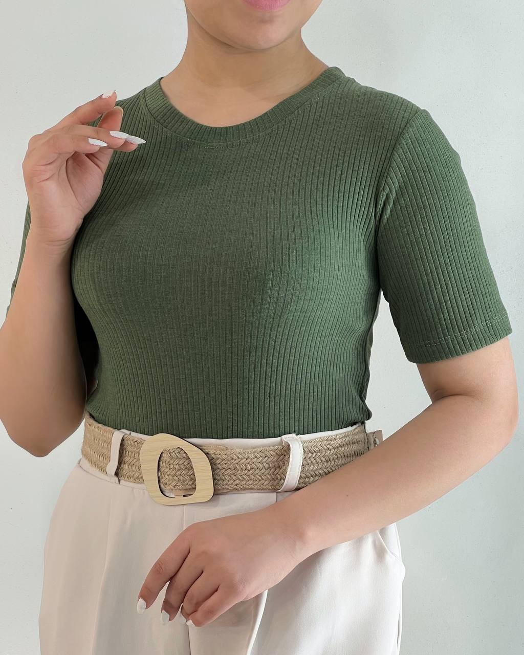 تیشرت کرکره ای 8 رنگ کد 4942