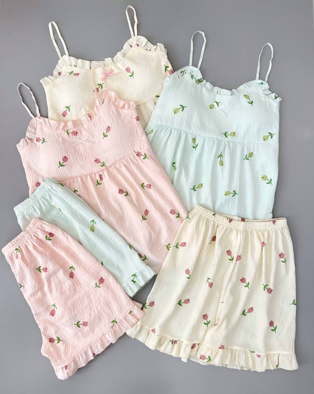 ست تاپ و شلوارک کد 4945