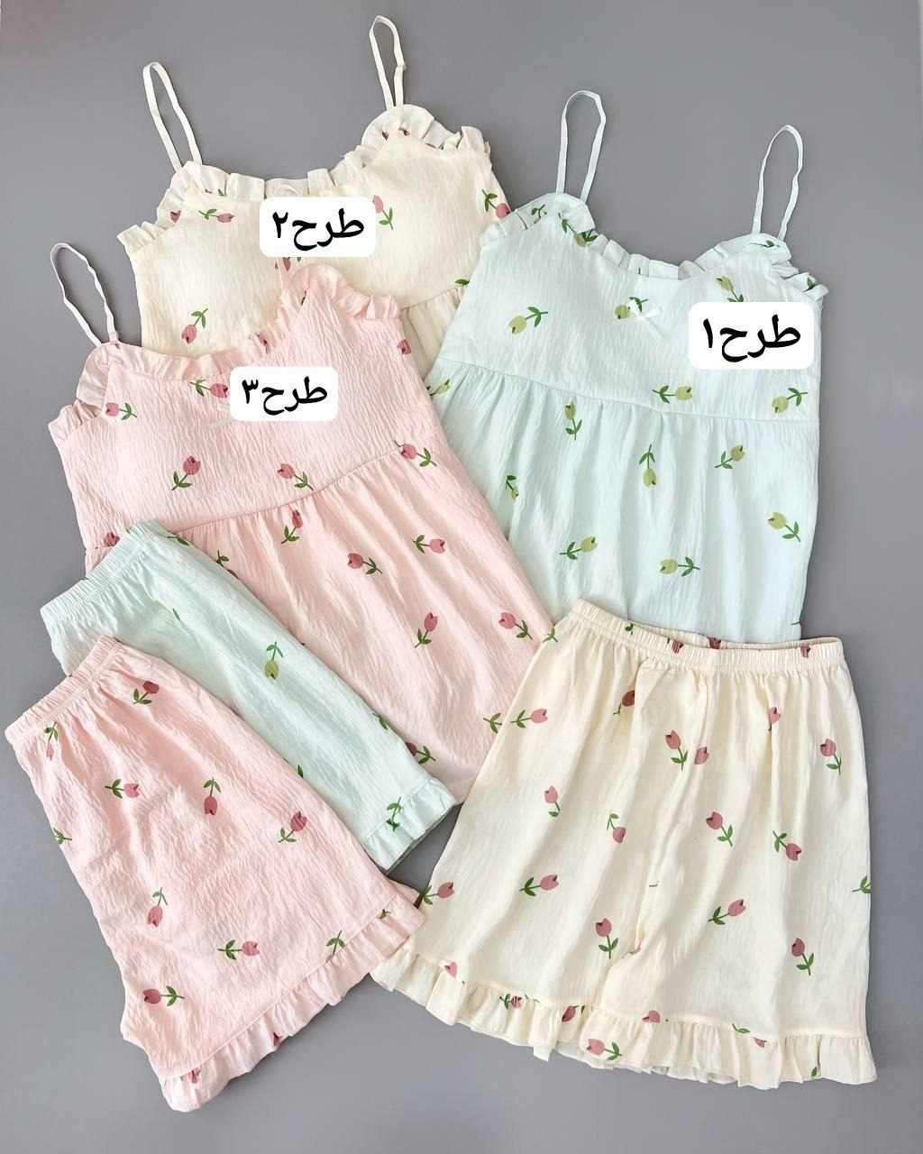 ست تاپ و شلوارک کد 4945