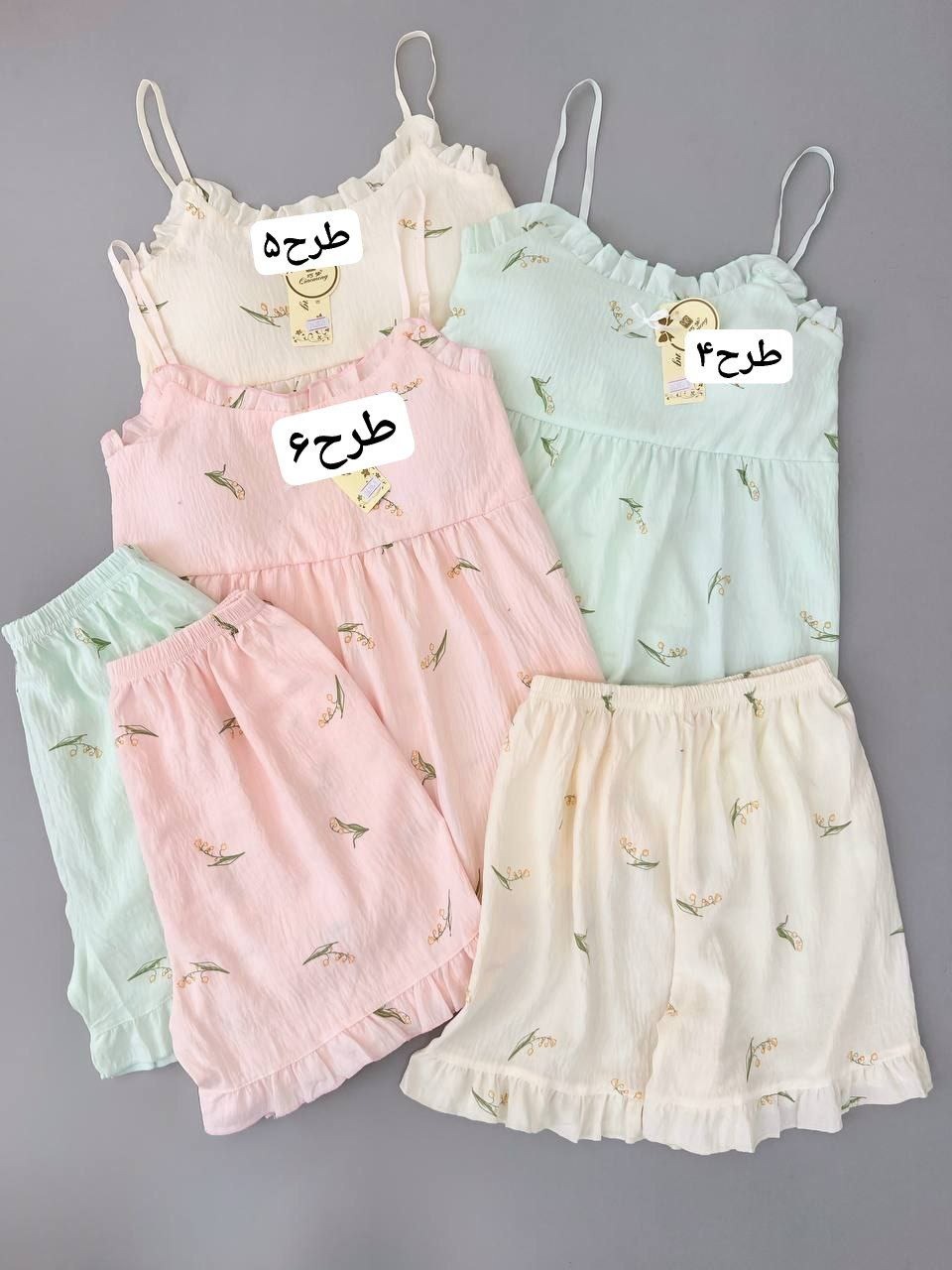 ست تاپ و شلوارک کد 4945