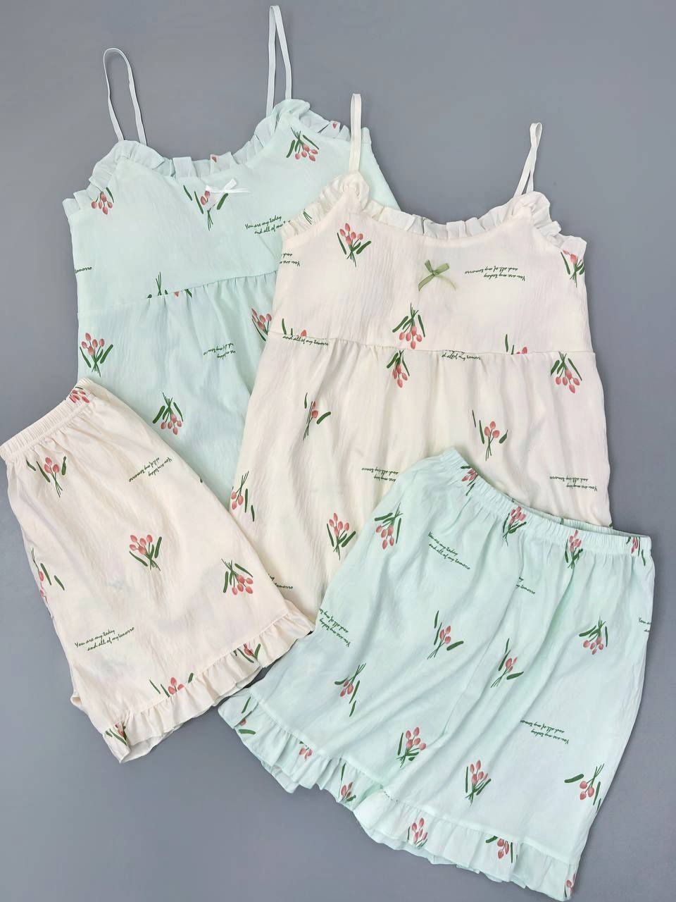 ست تاپ و شلوارک کد 4945