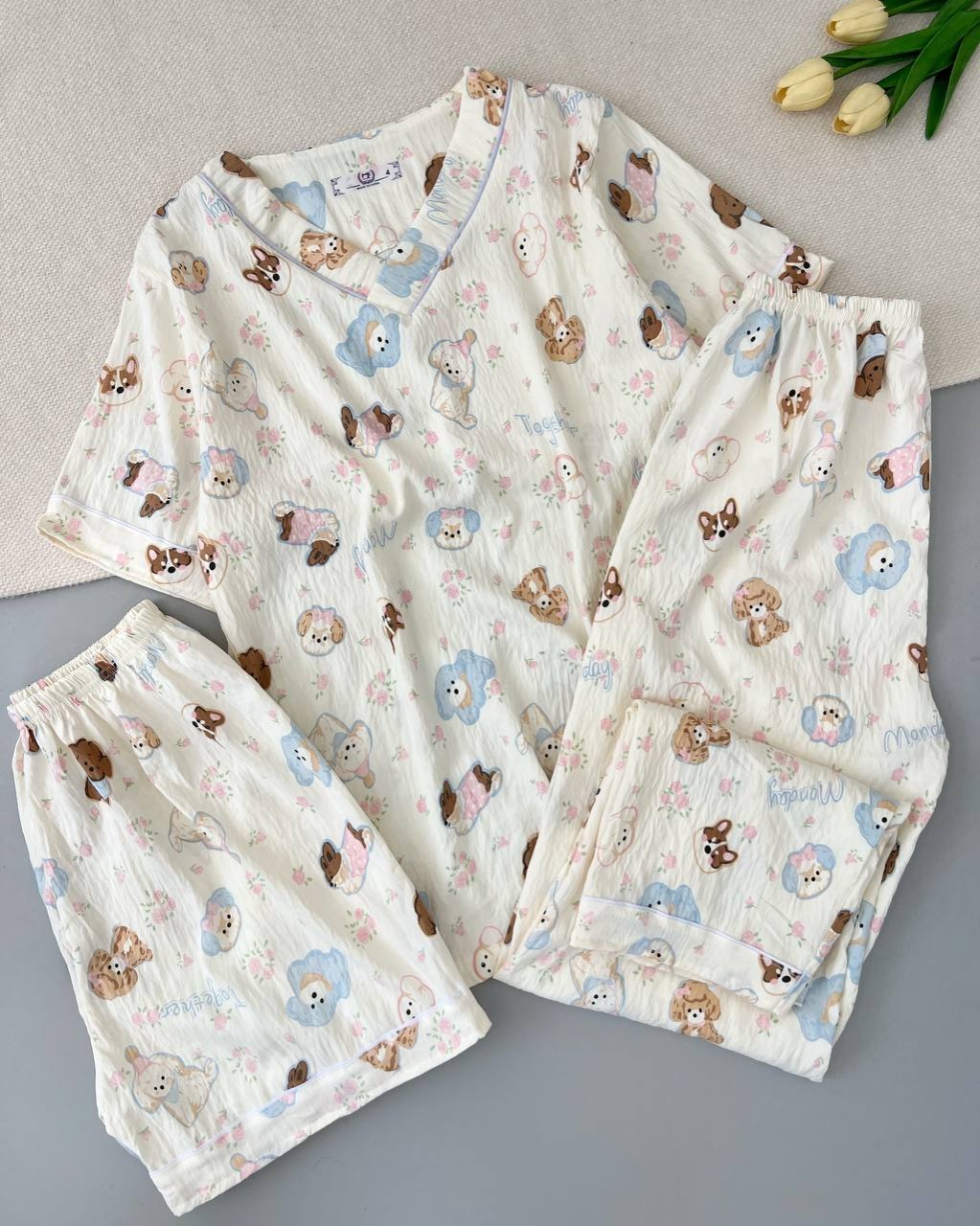 ست سه تیکه راحتی کد 4949