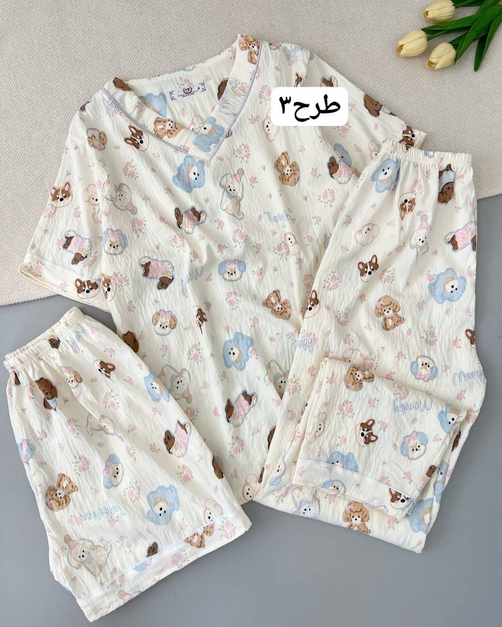 ست سه تیکه راحتی کد 4949