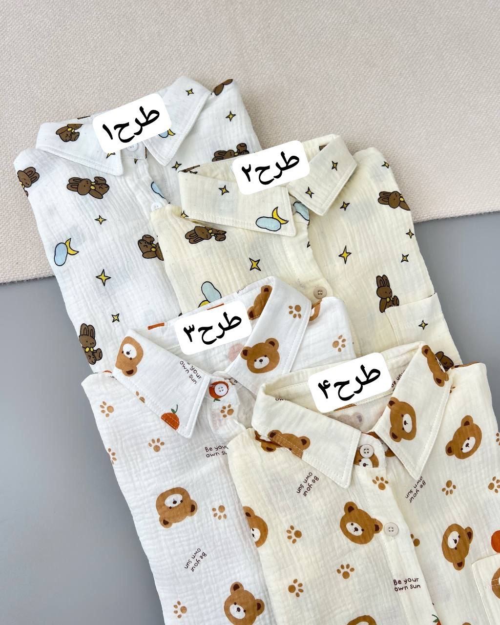 شومیز موسلین نخ وارداتی کد 4951