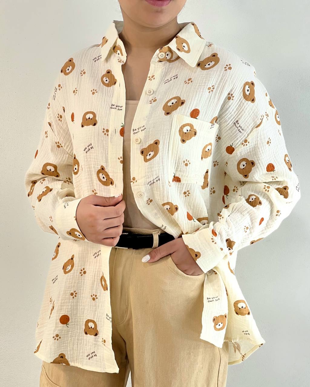 شومیز موسلین نخ وارداتی کد 4951