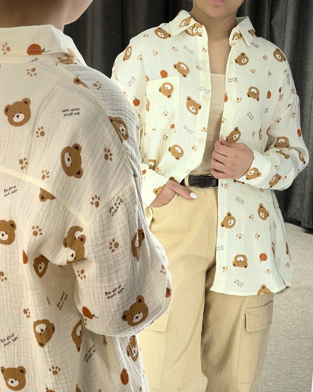 شومیز موسلین نخ وارداتی کد 4951