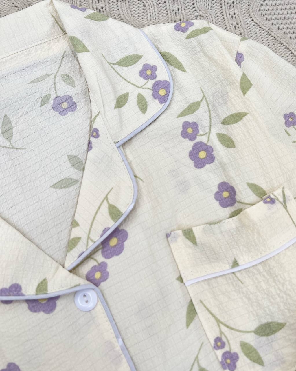 ست موسلین جلو دکمه کد 4954