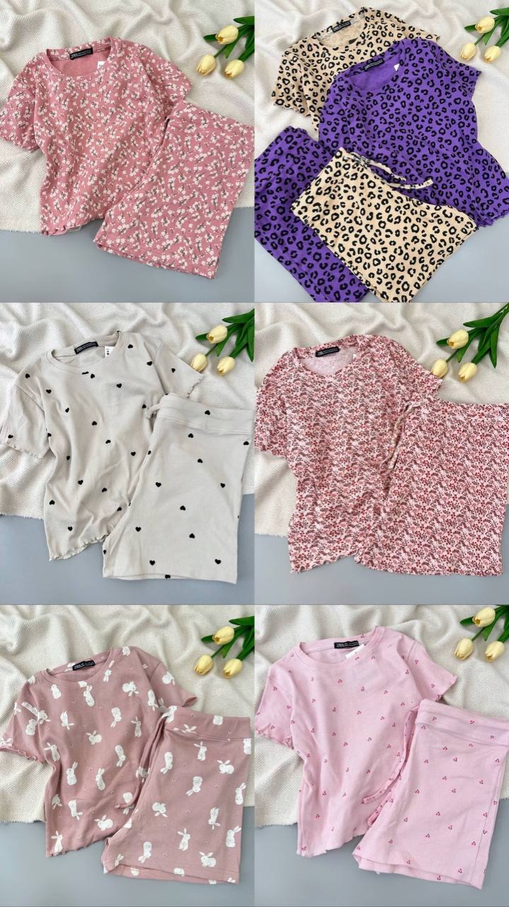 ست کراپ و شلوارک کبریتی کد 4955