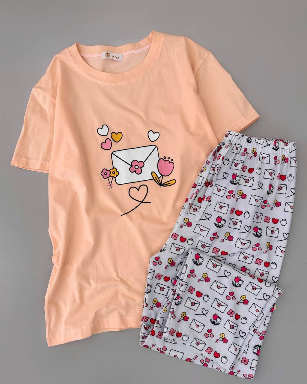 ست تیشرت و شلوار راحتی کد 4960