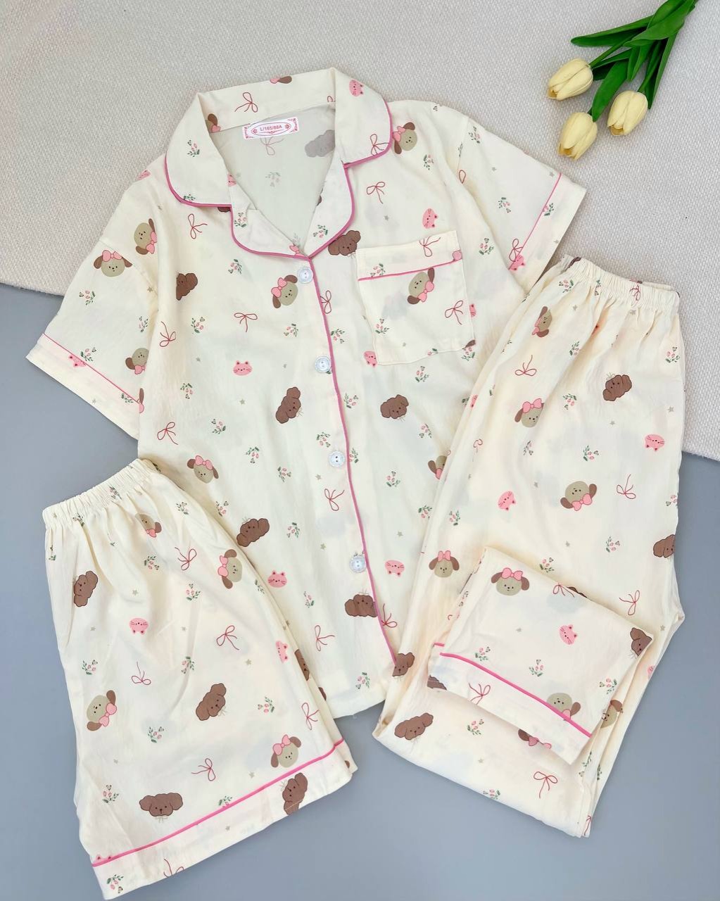 ست سه تیکه موسلین کد 4962