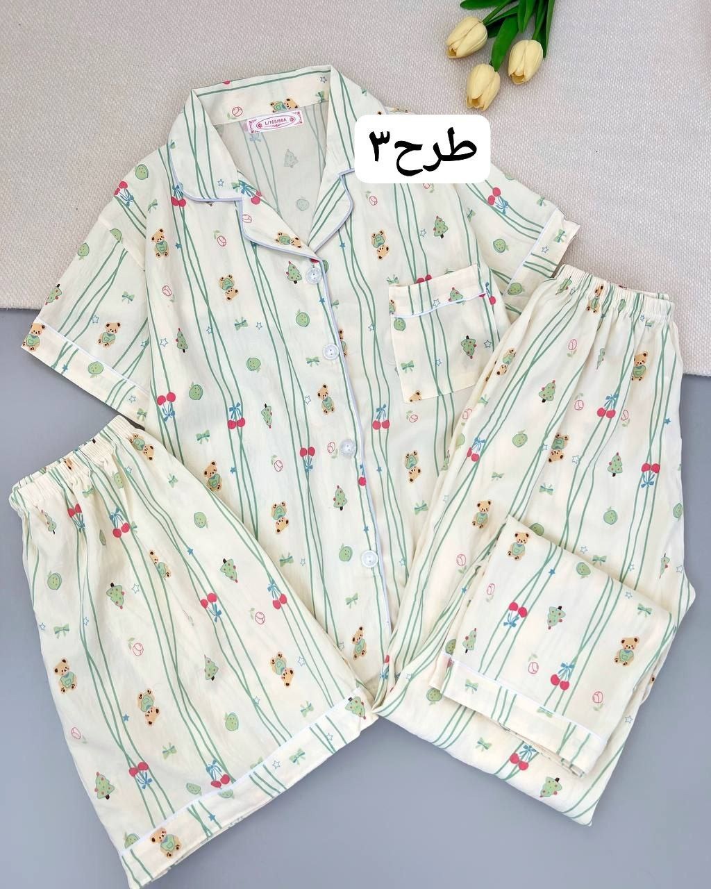 ست سه تیکه موسلین کد 4962