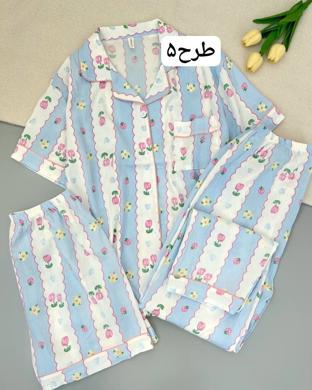 ست سه تیکه موسلین کد 4962