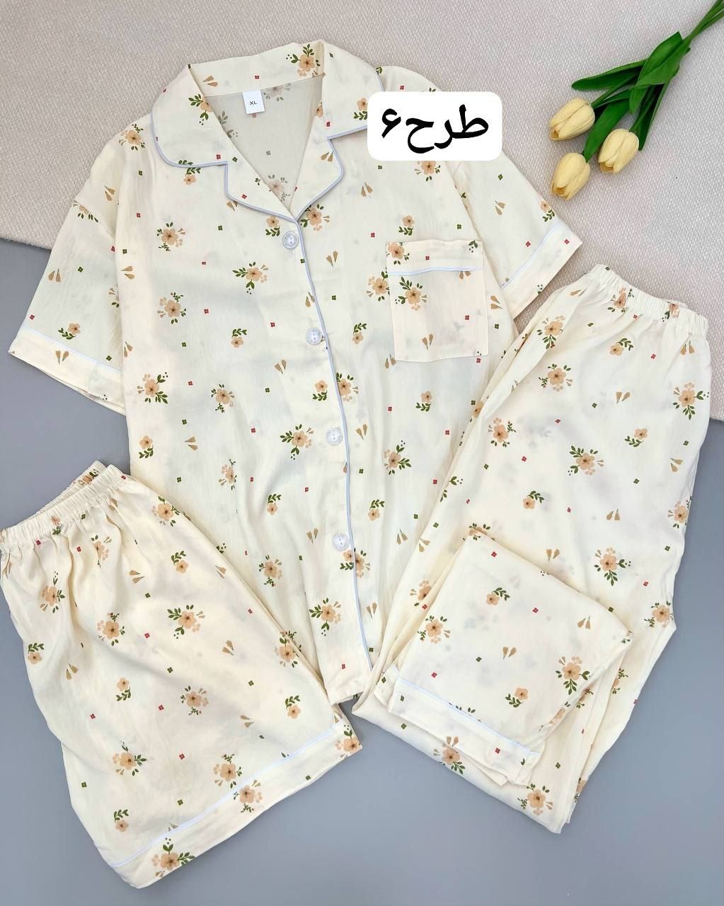 ست سه تیکه موسلین کد 4962