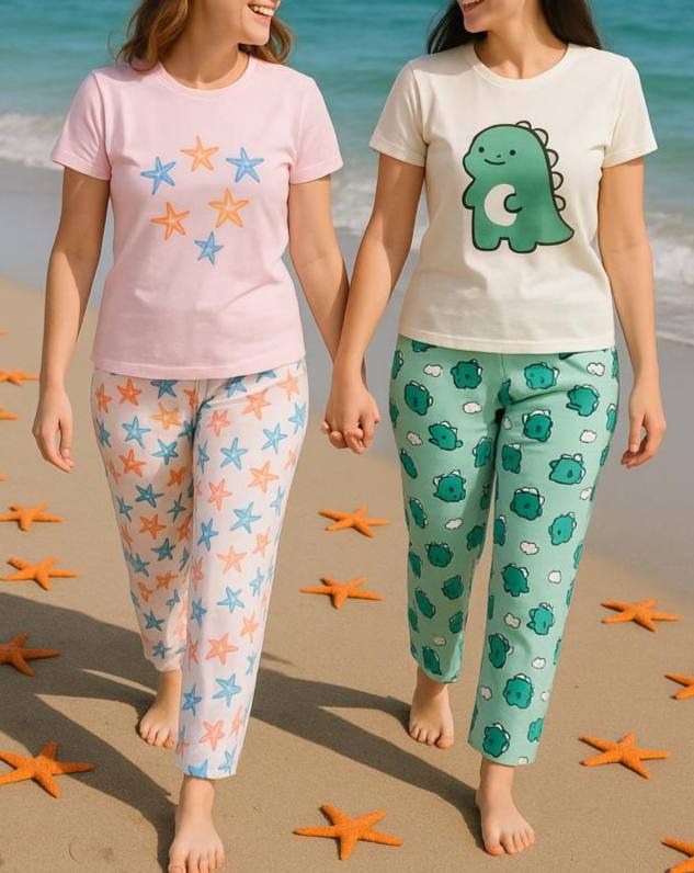 ست تیشرت و شلوار راحتی کد 4960