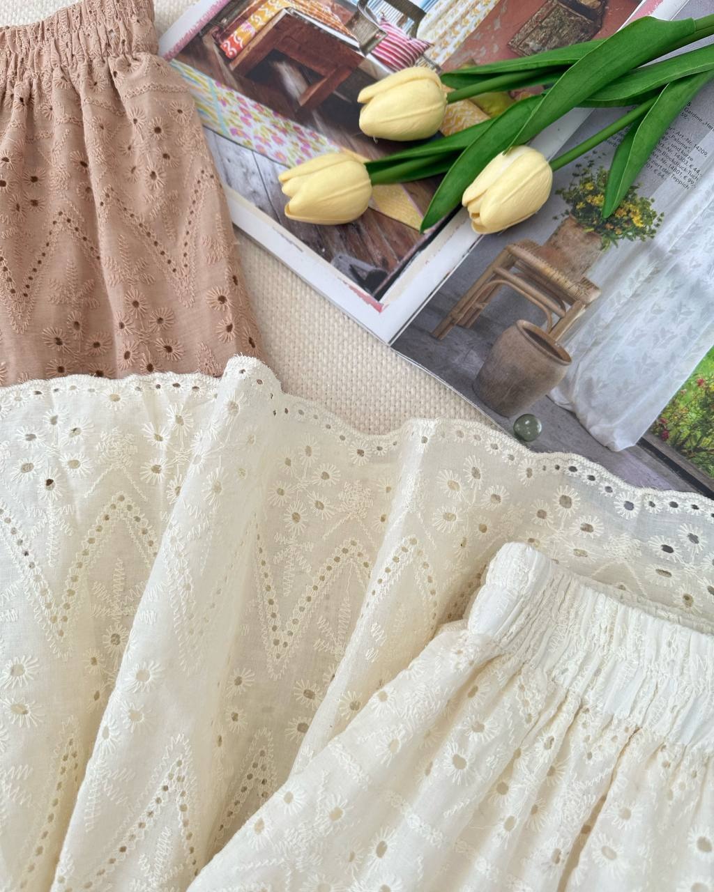 دامن تمام خامه دوزی سه چین کد 4966