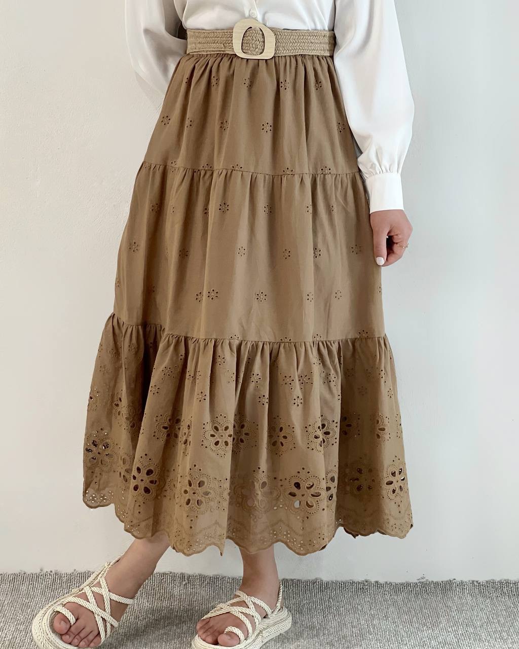 دامن تمام نخ خامه دوزی کد 4969