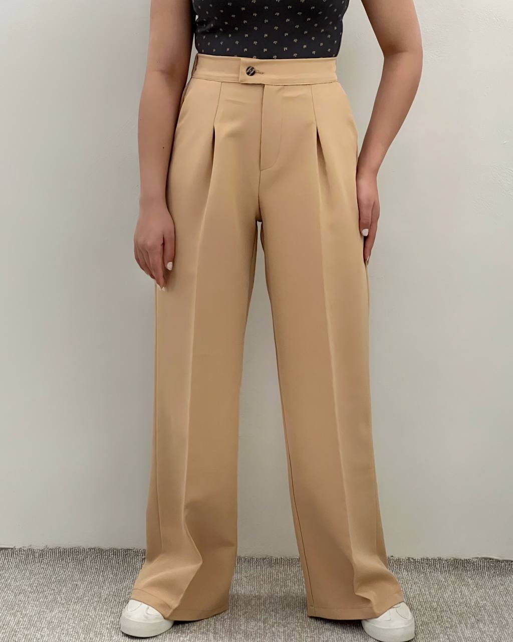 شلوار نیم بگ کرپ کد 4974