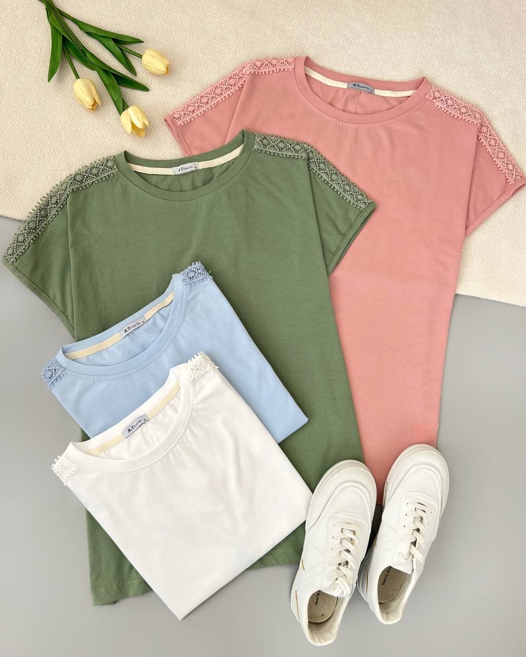 تیشرت سرشانه دانتل کد 4983