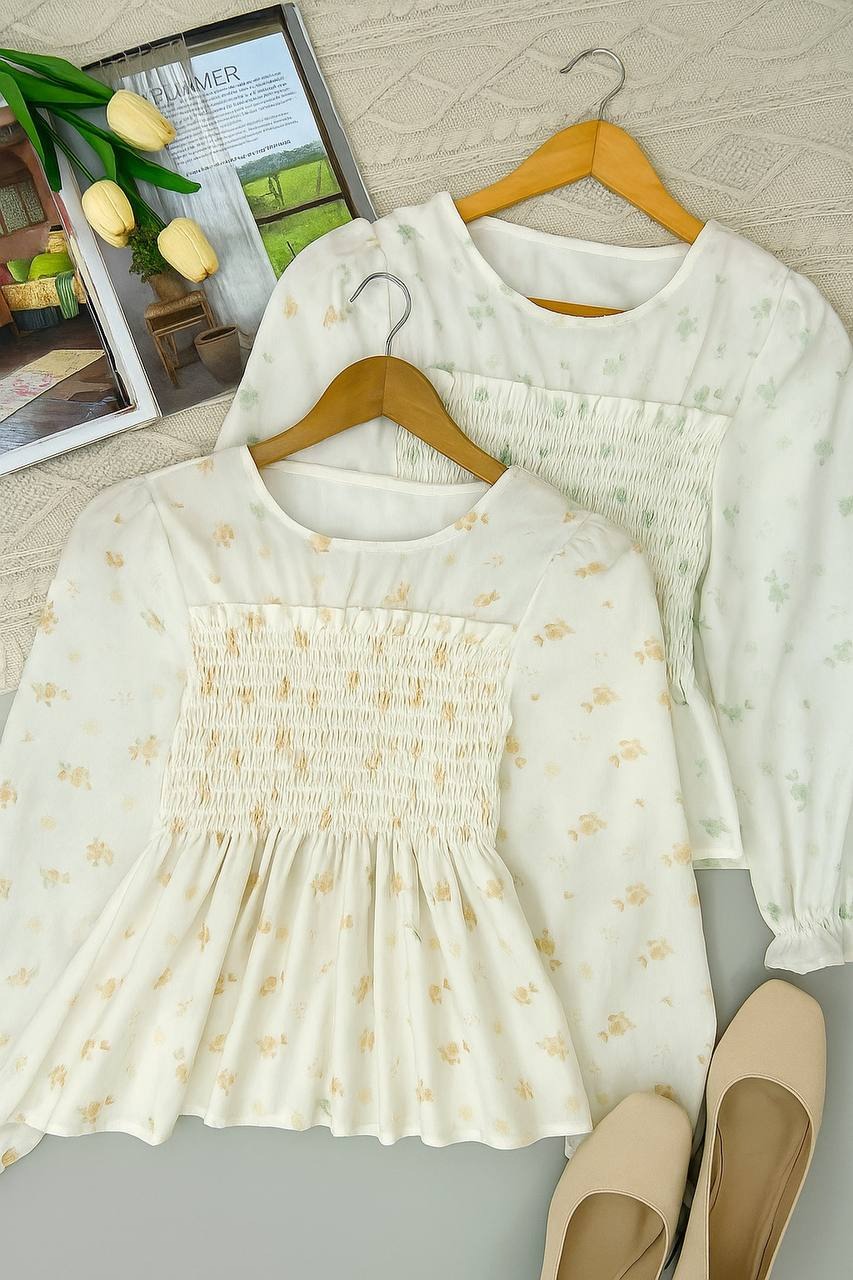 شومیز گل ریز کد 4985