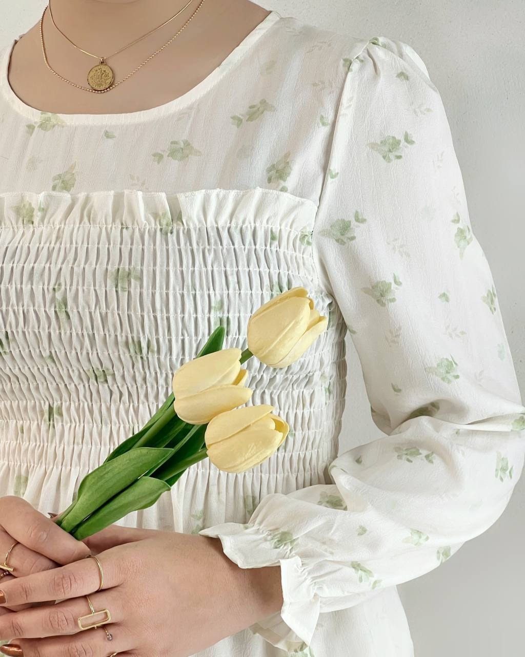 شومیز گل ریز کد 4985