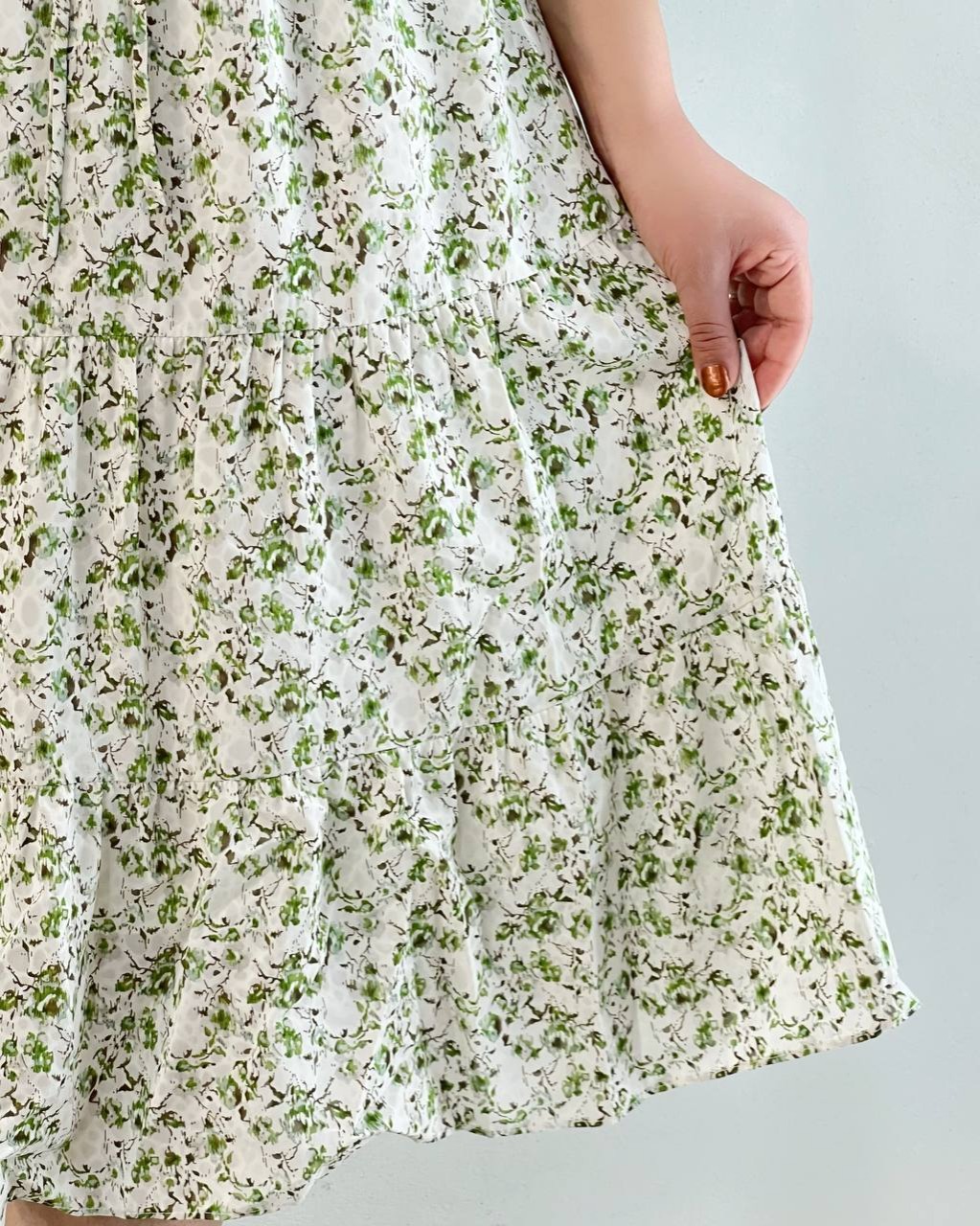 پیراهن گلگلی آستردار کد 4990